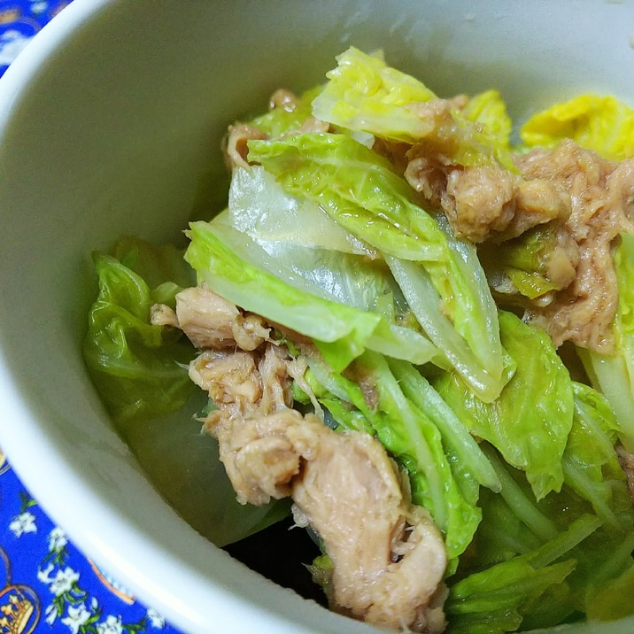 簡単！白菜とシーチキンの蒸し煮♪